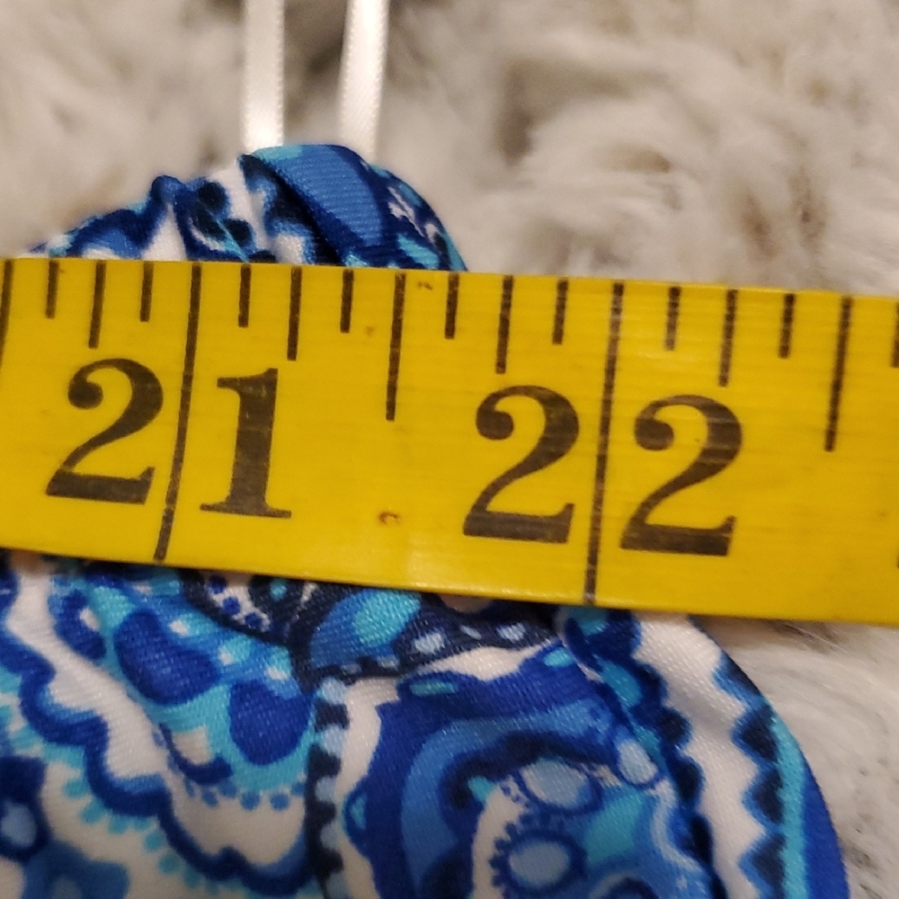 Vince Camuto Blue and White Maxi Wide Leg Jumpsuit - Picture 8 of 9